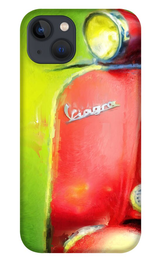 Vigor iPhone 13 Case featuring the painting Vigor by Vart Studio