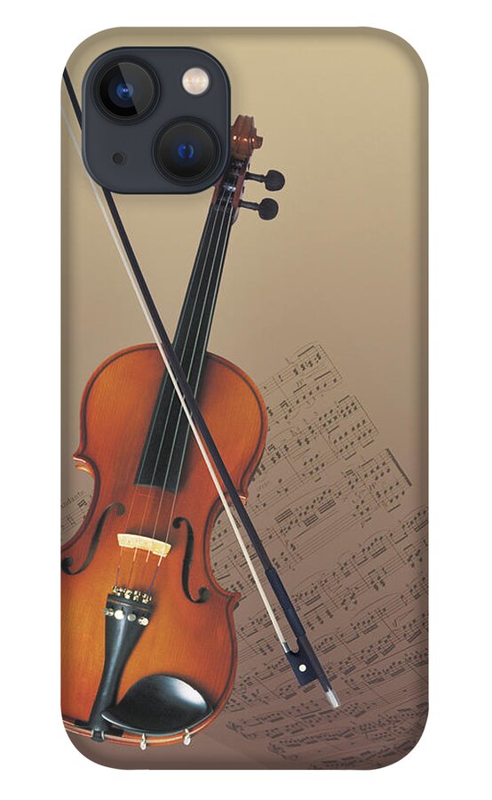 Sheet Music iPhone 13 Case featuring the photograph Violin by Comstock