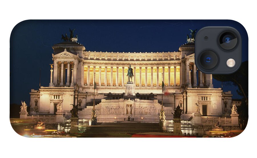 Statue iPhone 13 Case featuring the photograph Vittorio Emanuele Monument, Rome, Italy by Lonely Planet