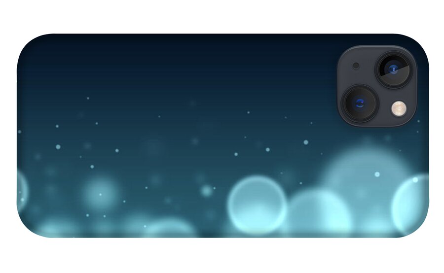 Backgrounds iPhone 13 Case featuring the digital art Water Droplets Out Of Focus by Chad Baker