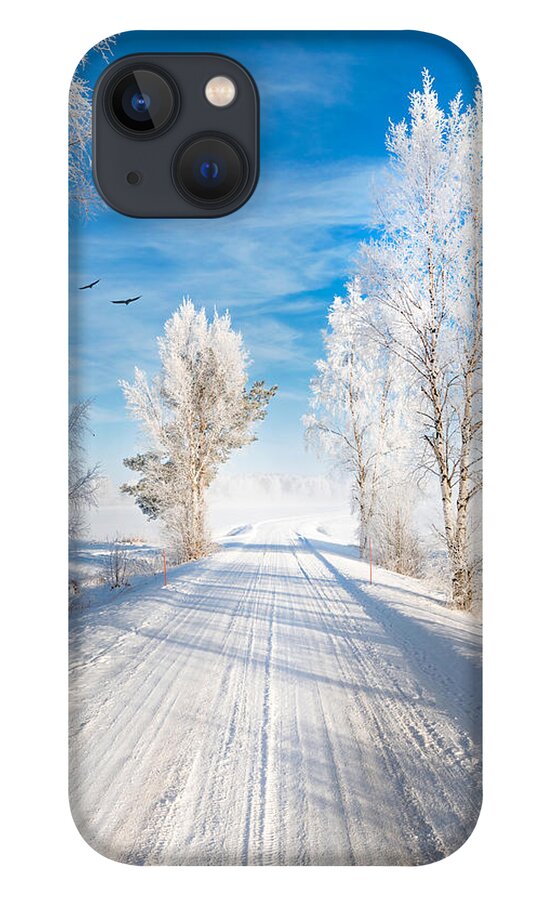Snow iPhone 13 Case featuring the photograph White Morning by Philippe Sainte-Laudy