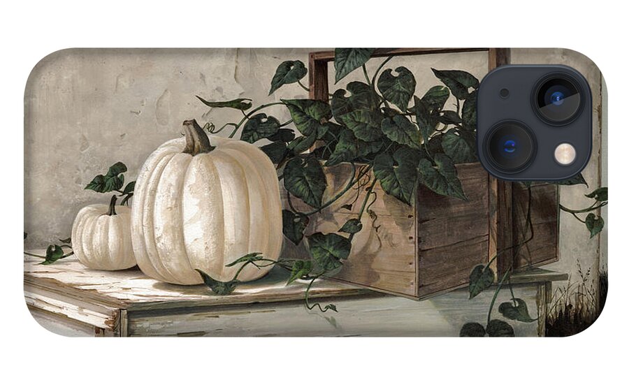 Michael Humphries iPhone 13 Case featuring the painting White Pumpkins by Michael Humphries