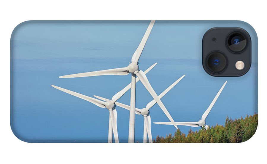 Algarve iPhone 13 Case featuring the photograph Wind Turbines by Gabrielle Therin-weise