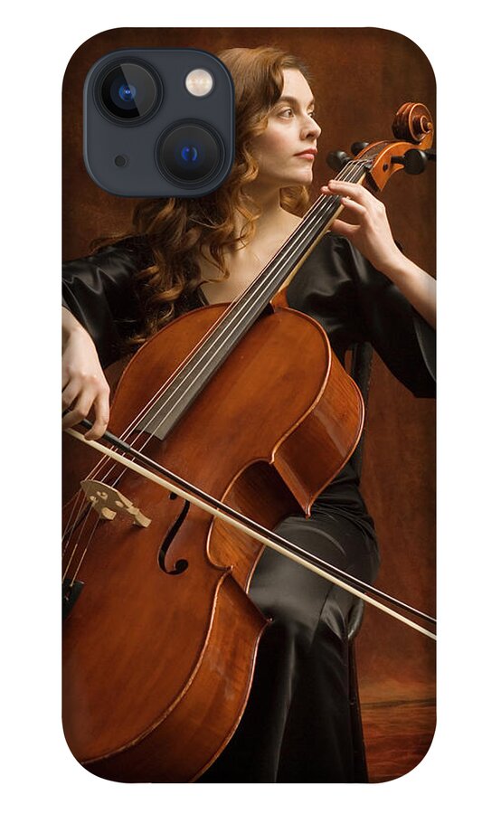 Expertise iPhone 13 Case featuring the photograph Young Woman Playing Cello by Pm Images