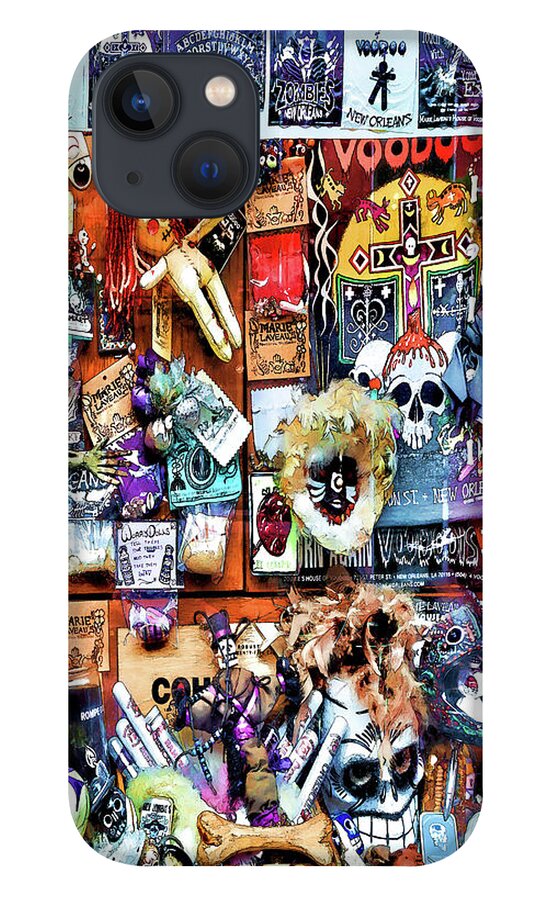 Voodoo iPhone 13 Case featuring the photograph Zombie's House of Voodoo by Susan Rissi Tregoning