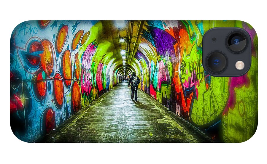 Tunnel iPhone 13 Case featuring the photograph 191st Street tunnel by Cole Thompson