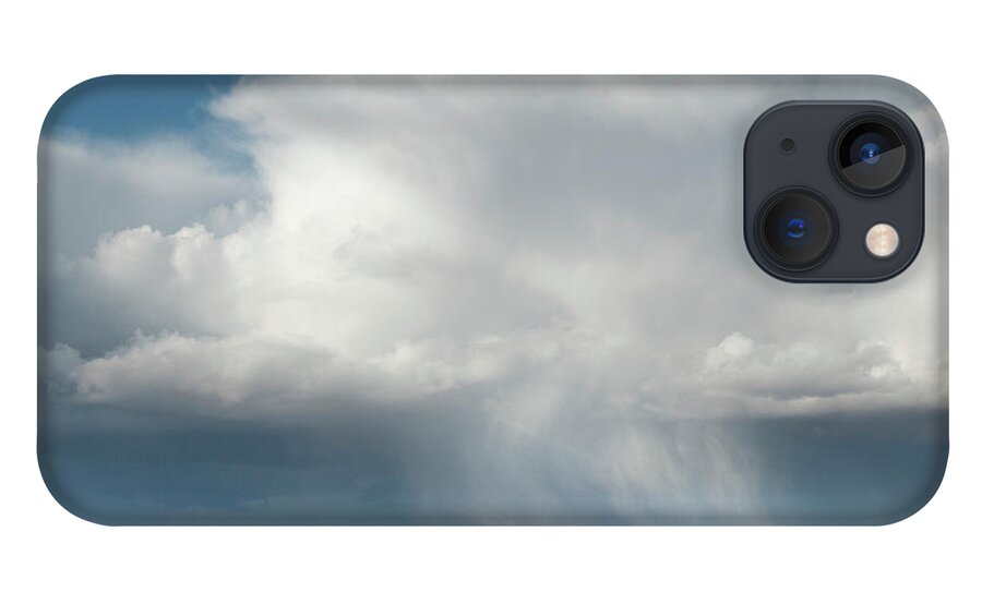 Storm iPhone 13 Case featuring the photograph Alberta prairie storm by Karen Rispin