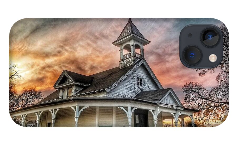 Cemetery iPhone 13 Case featuring the photograph Cemetery Sunset #1 by Dark Whimsy