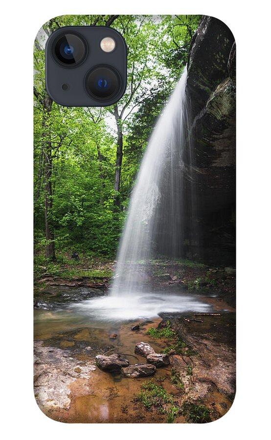 Waterfall iPhone 13 Case featuring the photograph Little Cedar Falls #1 by Grant Twiss