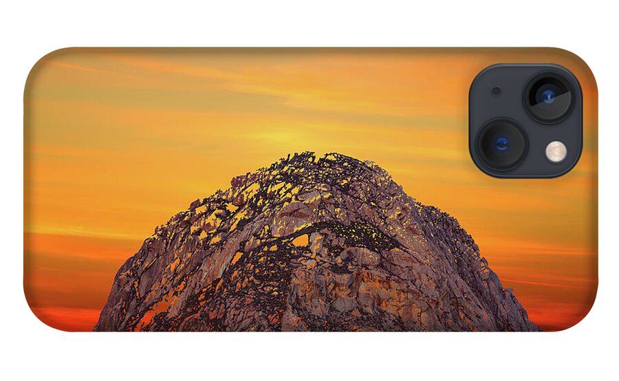 Barbara Snyder iPhone 13 Case featuring the photograph Morro Rock 3007 #1 by Barbara Snyder