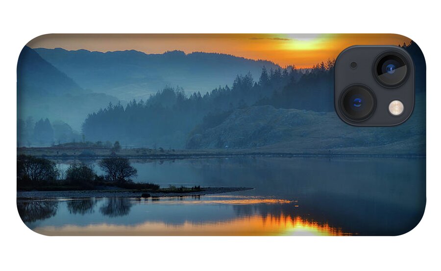 Wales iPhone 13 Case featuring the digital art Sunrise #1 by Remigiusz MARCZAK