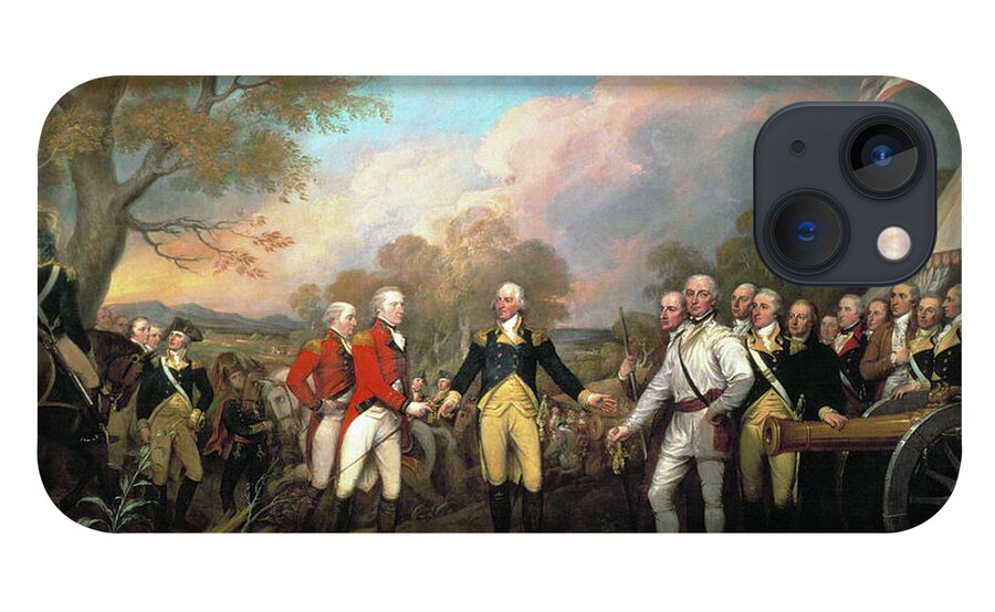 1777 iPhone 13 Case featuring the photograph Saratoga - Surrender, 1777 by John Trumbull