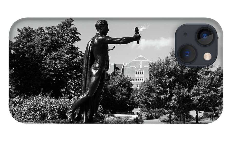 Tennessee Vols iPhone 13 Case featuring the photograph University of Tennesse Torchbearer flame by Eldon McGraw
