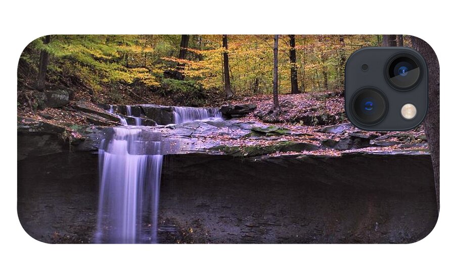  iPhone 13 Case featuring the photograph Blue Hen Falls by Brad Nellis