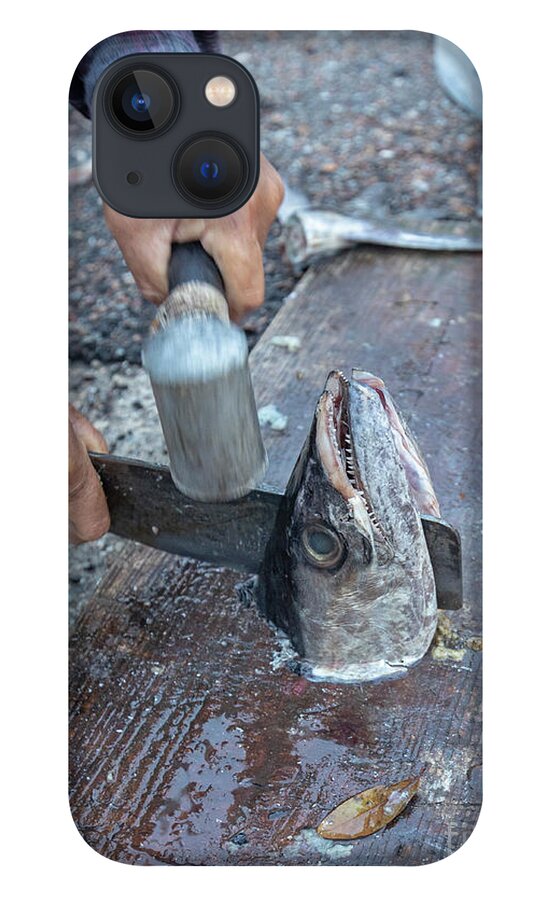 Market iPhone 13 Case featuring the photograph Fish Market #2 by Jim West