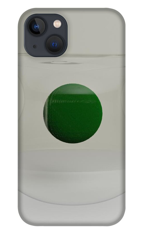 Nft iPhone 13 Case featuring the digital art 201 Spittoon by David Bridburg