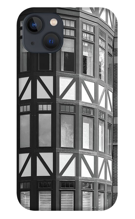 Architecture iPhone 13 Case featuring the photograph 21st Century Tudor Revival by Bentley Davis