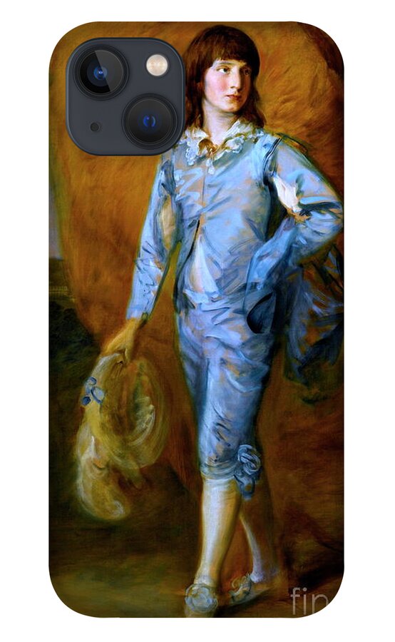 Thomas Gainsborough iPhone 13 Case featuring the painting The Blue Page #3 by Thomas Gainsborough