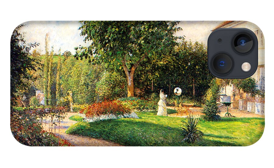 Camille iPhone 13 Case featuring the painting The Garden of Les Mathurins at Pontoise #3 by Camille Pissarro