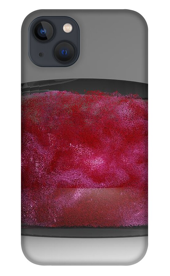 Nft iPhone 13 Case featuring the digital art 401 Glass Waves 2 by David Bridburg