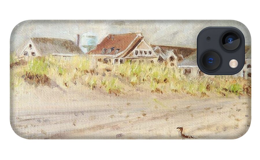 Stone Harbor iPhone 13 Case featuring the painting 98th Street Beach Stone Harbor New Jersey by Patty Kay Hall