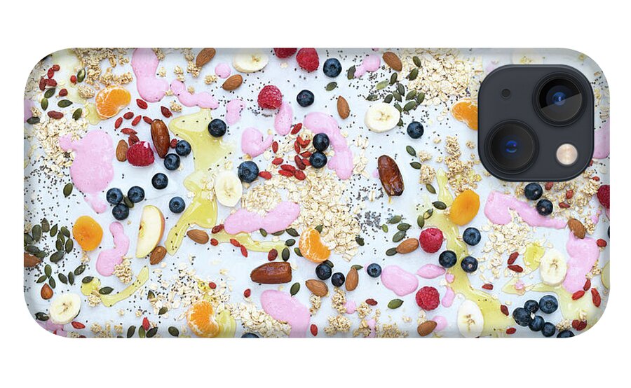 Muesli iPhone 13 Case featuring the photograph A Breakfast by Tim Gainey