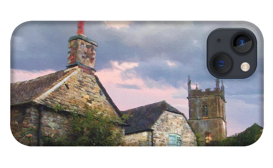 Downton Abbey iPhone 13 Case featuring the photograph A Courtyard in Stow by Brian Watt