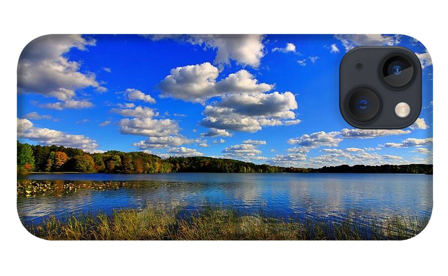 Landscape iPhone 13 Case featuring the photograph A Hint of Fall by Mary Walchuck