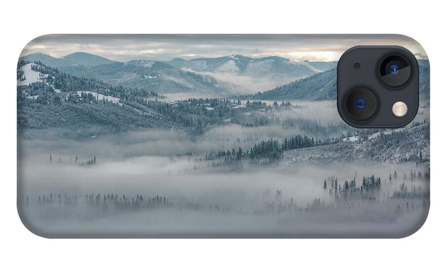 Landscape iPhone 13 Case featuring the photograph A new snowy day in southern Poland by Jaroslaw Blaminsky