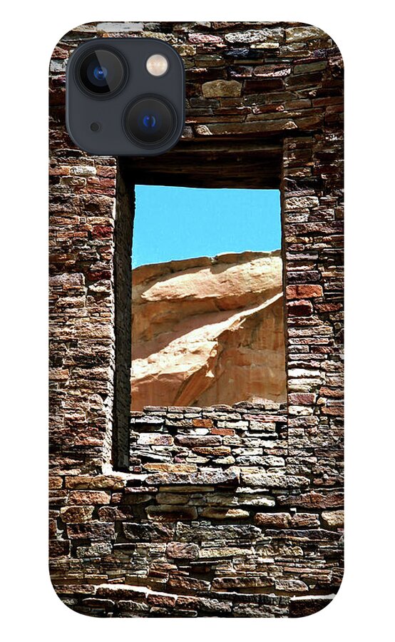 Native America iPhone 13 Case featuring the photograph A World Through a Window by Leslie Struxness