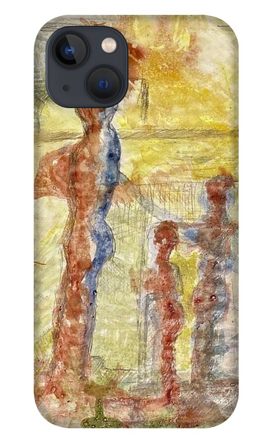 Color iPhone 13 Case featuring the painting Afternoon by David Euler