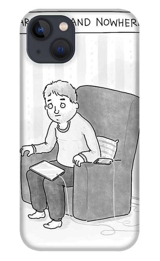 All Charged Up And Nowhere To Go iPhone 13 Case