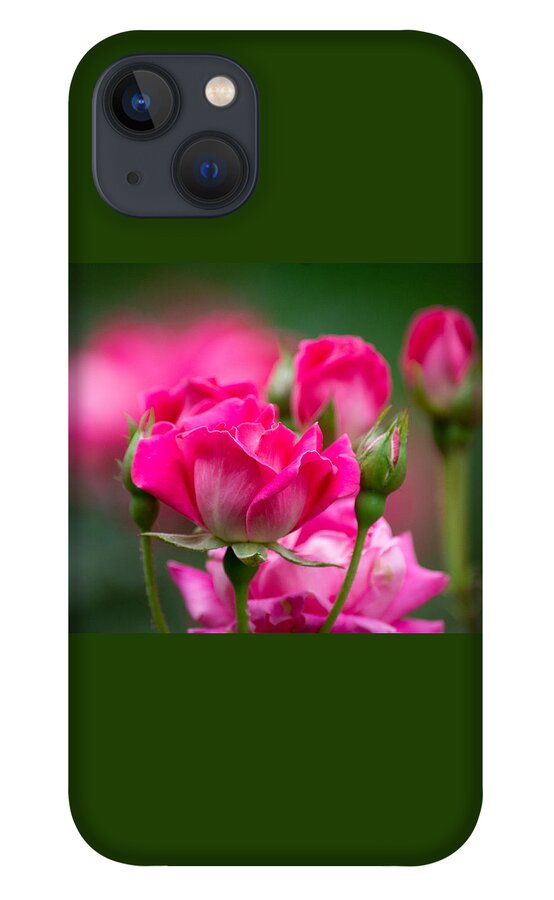 Pink iPhone 13 Case featuring the photograph Always Comes Back to Pink by Linda Bonaccorsi