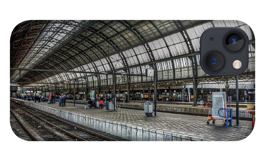 Tf-photography.com iPhone 13 Case featuring the photograph Amsterdam Train Station by Tommy Farnsworth