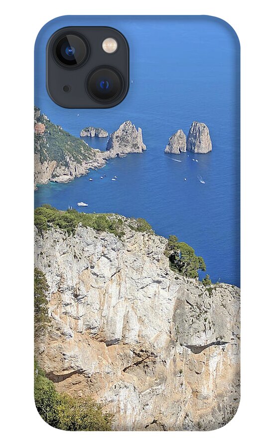 Capri iPhone 13 Case featuring the photograph Anacapri view by Yvonne Jasinski