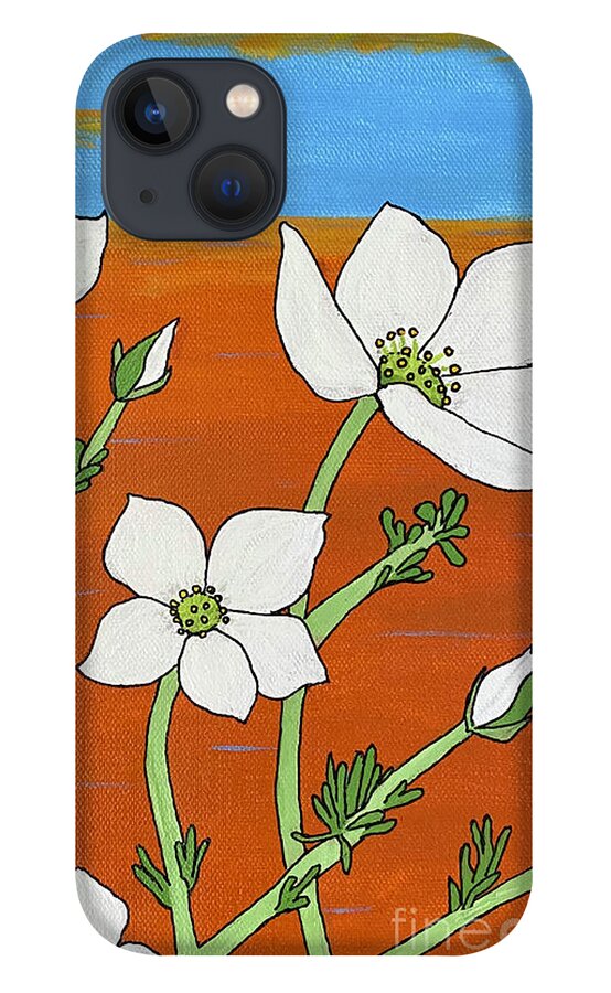 Apache Plumes iPhone 13 Case featuring the painting Apache Plumes by Wendy Golden