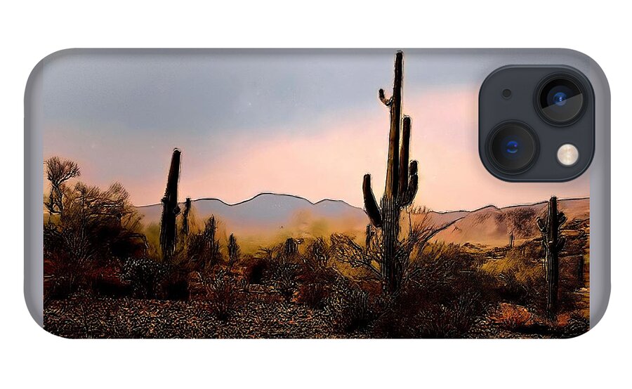 Artware iPhone 13 Case featuring the photograph Arizona's Table Top Mountain by Judy Kennedy