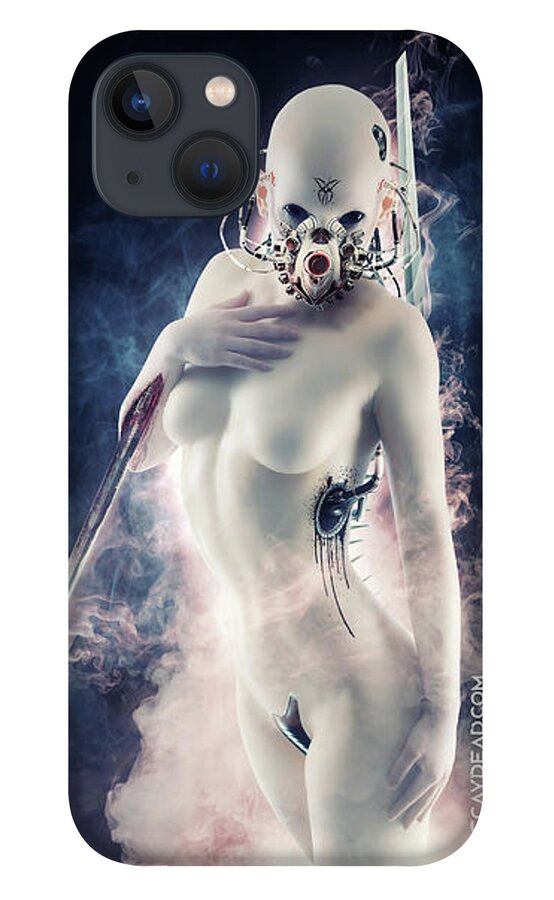 Argus Dorian iPhone 13 Case featuring the digital art Elina the main Assassin dark version by Argus Dorian