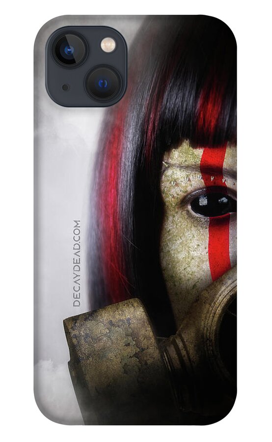Cyber Punk Future iPhone 13 Case featuring the digital art Empty Souls by Argus Dorian