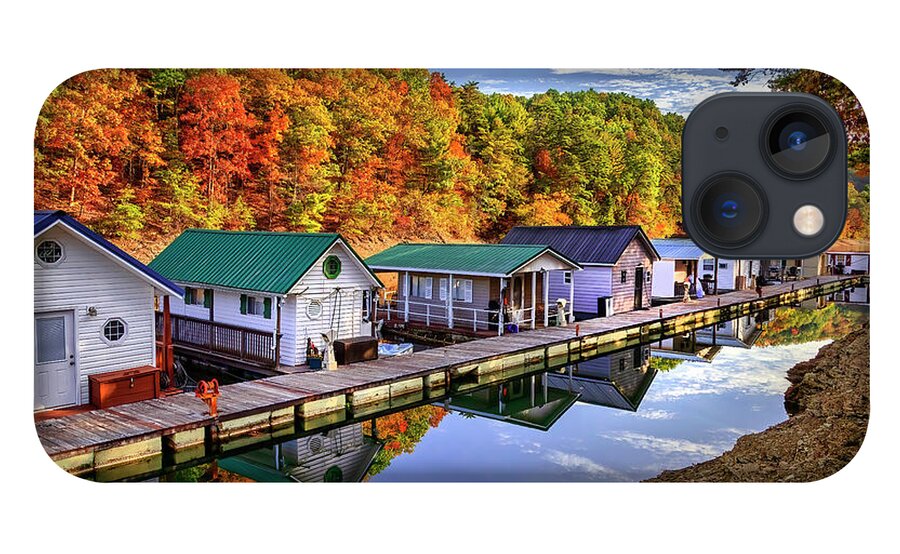 Autumn iPhone 13 Case featuring the photograph Autumn on South Holston by Shelia Hunt