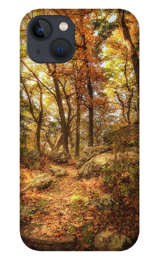 Autumn iPhone 13 Case featuring the photograph Autumn Pathway by Tricia Louque