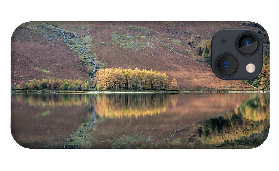 Autumn iPhone 13 Case featuring the photograph Autumn Reflections, Butteremere, Lake District, England, Uk by Sarah Howard