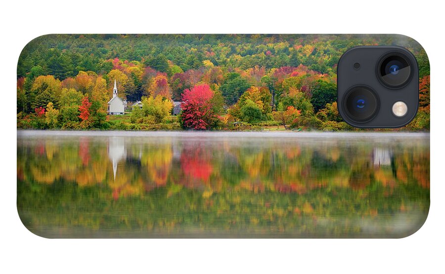 New Hampshire iPhone 13 Case featuring the photograph Autumn Reflections, Eaton, NH. by Jeff Sinon