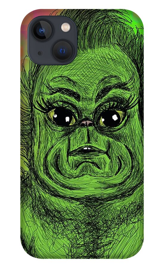 Baby Grinch iPhone 13 Case by Amanda Bower - Pixels