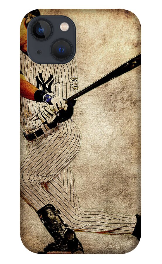 Baseball iPhone 13 Case featuring the digital art Baseball New York Yankees Derekjeter Derek Jeter Derek Jeter New York Yankees Newyorkyankees Dereksa by Wrenn Huber