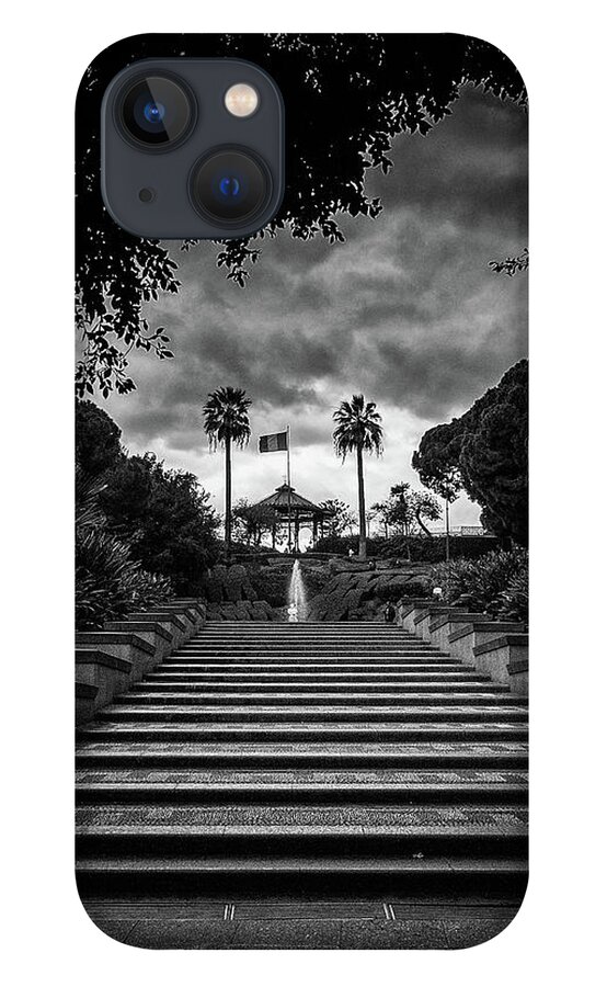 Catania iPhone 13 Case featuring the photograph Bellini Garden Park in Catania, Sicily by Monroe Payne