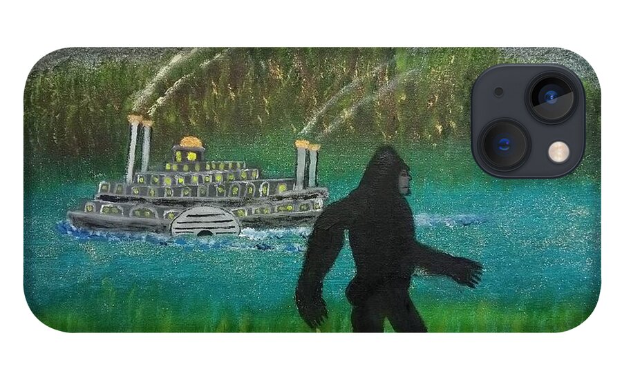 Bigfoot iPhone 13 Case featuring the painting Big Foot by David Westwood