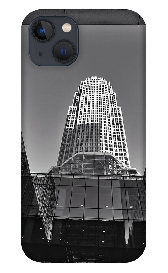 City iPhone 13 Case featuring the photograph Black and White Queen City by Go and Flow Photos