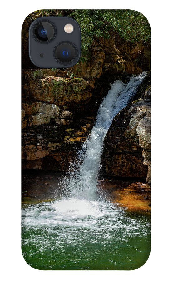 Cherokee National Forest iPhone 13 Case featuring the photograph Blue Hole Falls 3 by Cindy Robinson
