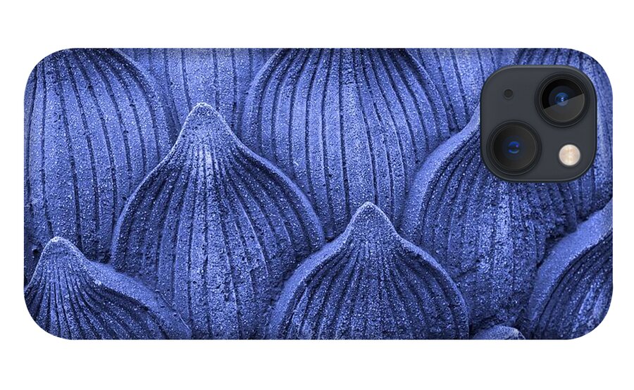 Pattern iPhone 13 Case featuring the photograph Blue petals by Josu Ozkaritz